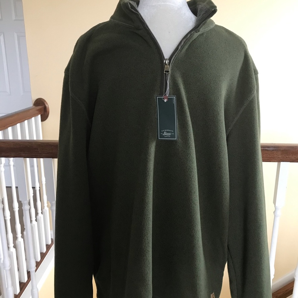 NWT Men’s XL Bass Green Pullover